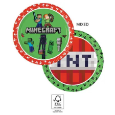 KORREKT WEB Minecraft papírtányér 8 db-os 23 cm FSC party kellék