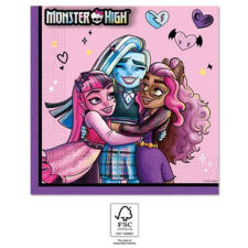 KORREKT WEB Monster High szalvéta 20 db-os, 33x33 cm FSC party kellék