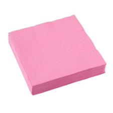 KORREKT WEB New Pink, Rózsaszín szalvéta 20 db-os, 33x33 cm party kellék