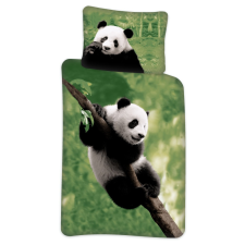 KORREKT WEB Panda gyerek ágyneműhuzat 100×140 cm, 40×45 cm lakástextília