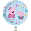 KORREKT WEB Pepa Pig Messy Play, Peppa malac papírtányér 8 db-os 23 cm FSC