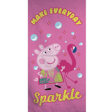 KORREKT WEB Peppa malac Sparkle fürdőlepedő, strand törölköző 70x140cm (Fast Dry) lakástextília