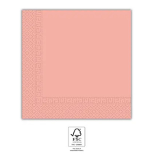 KORREKT WEB Pink Unicolour, Rózsaszín szalvéta 20 db-os 33x33 cm FSC party kellék