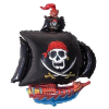 KORREKT WEB Pirate ship, Kalózhajó fólia lufi 36 cm (WP)