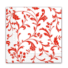 KORREKT WEB Piros mintás Arabesque Red szalvéta 20 db-os 33x33 cm FSC
