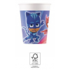KORREKT WEB PJ Masks, Pizsihősök papír pohár 8 db-os 200 ml FSC