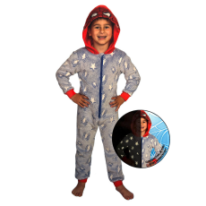 KORREKT WEB Pókember sötétben világító gyerek hosszú pizsama, overál 122/128 cm
