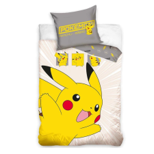 KORREKT WEB Pokémon #0025 ágyneműhuzat 140×200cm, 70×90 cm lakástextília