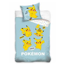 KORREKT WEB Pokémon Pika ágyneműhuzat 140×200cm, 70×90 cm lakástextília