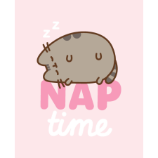 KORREKT WEB Pusheen Nap Time flanel polár takaró 130x160cm lakástextília