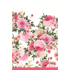 KORREKT WEB Rózsa Twigs with Leaves papír asztalterítő 120x180 cm lakástextília