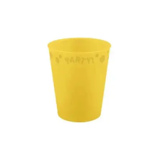 KORREKT WEB Sárga Yellow micro prémium műanyag pohár 250 ml babaétkészlet