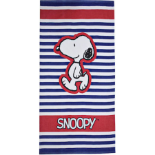 KORREKT WEB Snoopy Stripes fürdőlepedő, strand törölköző 70x140cm lakástextília