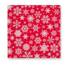 KORREKT WEB Snowflakes, Karácsony szalvéta 20 db-os, 33x33 cm party kellék