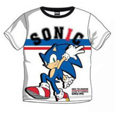 KORREKT WEB Sonic, a sündisznó gyerek rövid póló, felső 3 év/98 cm