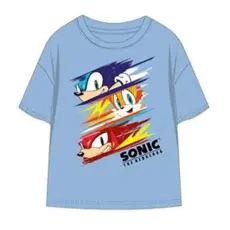 KORREKT WEB Sonic a sündisznó Speed Rush Light Blue gyerek rövid póló, felső 4 év / 104 cm