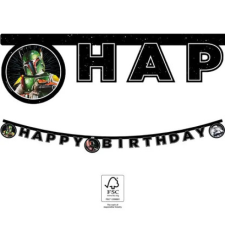 KORREKT WEB Star Wars Galaxy Happy Birthday felirat FSC 2 m party kellék
