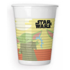 KORREKT WEB Star Wars The Mandalorian műanyag pohár 8 db-os 200 ml party kellék