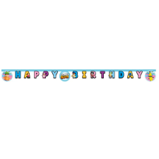KORREKT WEB Stumble Guys Chaos Runner Happy Birthday felirat 200 cm FSC party kellék