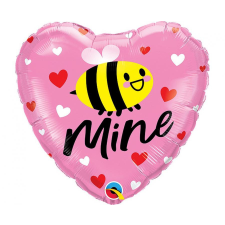 KORREKT WEB Szerelem Bee Mine fólia lufi 46 cm party kellék