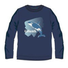 KORREKT WEB Ushuaia Whale, Bálna férfi otthoni póló S