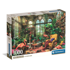 KORREKT WEB Üvegház Library 1000 db-os Compact puzzle Clementoni puzzle, kirakós