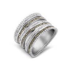 KORREKT WEB Victoria Ezüst színű köves gyűrű gyűrű