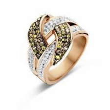 KORREKT WEB Victoria Rose gold színű színes köves gyűrű gyűrű