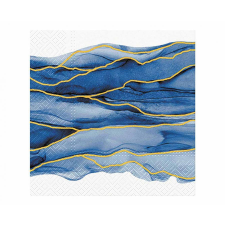 KORREKT WEB Watercolor Waves, Hullám szalvéta 20 db-os 33x33 cm party kellék
