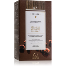 Korres Argan Oil tartós hajfesték Argán olajjal árnyalat 5.7 Chocolate 50 ml hajfesték, színező