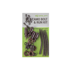  Korum Camo Bolt &amp; Run Kit Small szerelék szett 4db (K0310149) horgászkiegészítő