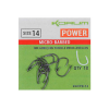  Korum Xpert Power Micro Barbed préimum pontyozó horog 12-es 10db (KHXPB/12)