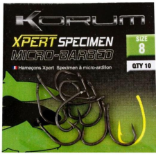  Korum Xpert Specimen Mikro szakállas horog 6, 10db horog