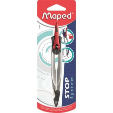  Körző, rögzíthető lábakkal, MAPED "Stop System", vegyes színek körző