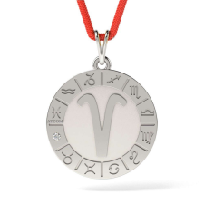  Kos ezüst medál zsinórral medál