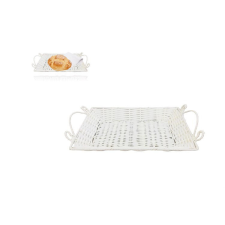 KOSÁR KENYERES MŰAANYAG TÉGLA FEHÉR 70-P-4 32X22XH3,5CM 1DB papírárú, csomagoló és tárolóeszköz
