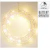  Koszorú 20 LED-es koszorú elemes (elem nélkül) irizáló D30cm