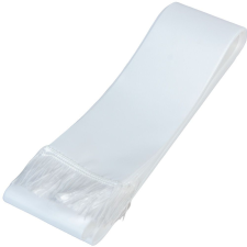  Koszorú szalag 7x200cm fehér-fehér 10db/csom (db ár) dekorációs kellék