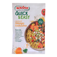 Kotányi Quick & Easy fűszerkeverék zöldséges kuszkuszhoz 20 g alapvető élelmiszer