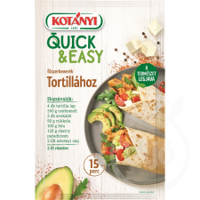  Kotányi Quick&amp;Easy Tortillához fűszerkeverék 20g alapvető élelmiszer