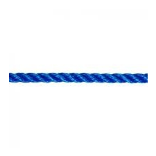  Kötél sodrott d=8 PP kék (120fm) nd barkácsolás, csiszolás, rögzítés