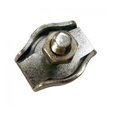  Kötélszorító szimpla d=6 horganyzott barkácsolás, csiszolás, rögzítés