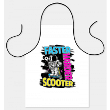  Kötény Faster harder scooter K041 ajándéktárgy