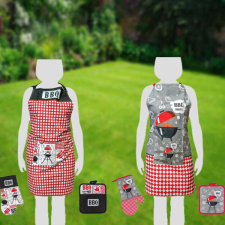  Kötény, kesztyű és edényfogó szett többféle 10000531 lakástextília