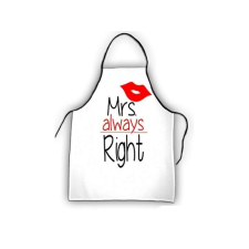  Kötény Mrs. almays Right New K102 ajándéktárgy