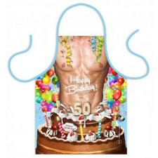 Kötény Szexi 50 Szülinapi torta TK034 ajándéktárgy