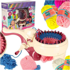  Kötőgép, kötőkészlet 5 színű fonállal kreatív és készségfejlesztő