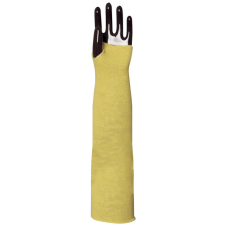 KÖTÖTT SÁRGA KEVLAR KARVÉDŐ, HŐ- ÉS VÁGÁSBIZTOS_55 CM védőkesztyű
