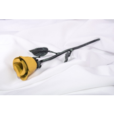  Kovácsoltvas mini rózsa – SÁRGA/ZÖLD ajándéktárgy