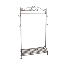  Kovácsoltvas Ruhatartó Állvány - 162x90x34 cm bútor